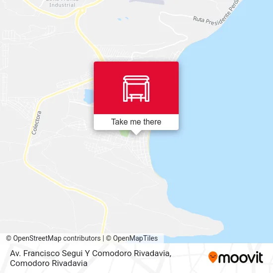 Av. Francisco Segui Y Comodoro Rivadavia map