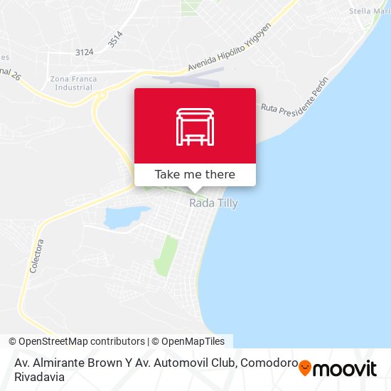 Mapa de Av. Almirante Brown Y Av. Automovil Club