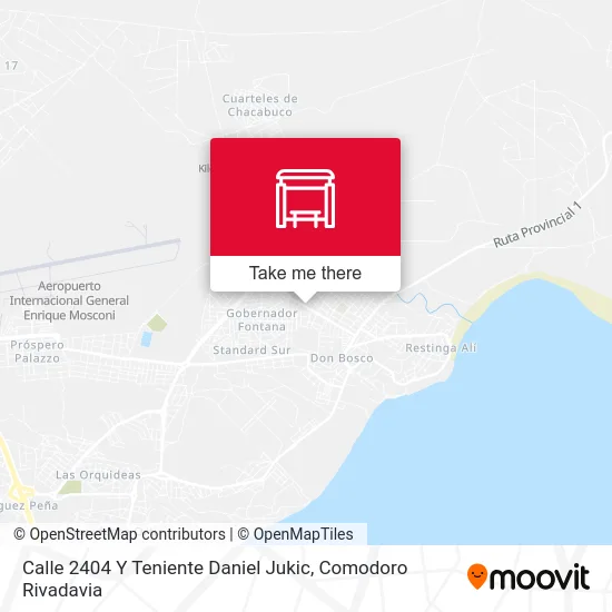 Calle 2404 Y Teniente Daniel Jukic map