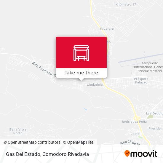 Gas Del Estado map