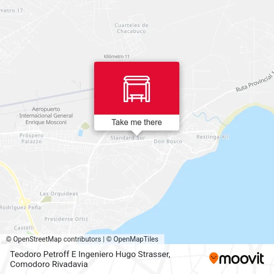 Teodoro Petroff E Ingeniero Hugo Strasser map