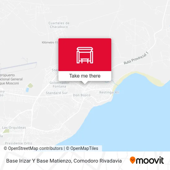 Base Irizar Y Base Matienzo map
