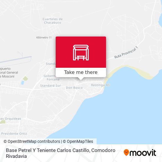 Mapa de Base Petrel Y Teniente Carlos Castillo