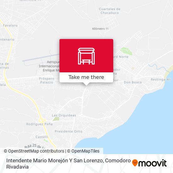 Intendente Mario Morejón Y San Lorenzo map