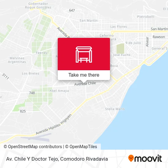 Av. Chile Y Doctor Tejo map