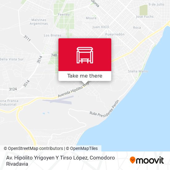 Av. Hipólito Yrigoyen Y Tirso López map