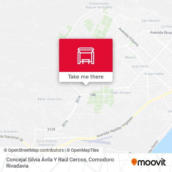 Concejal Silvia Ávila Y Raúl Cercos map