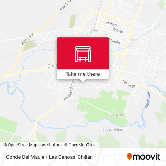 Conde Del Maule / Las Canoas map