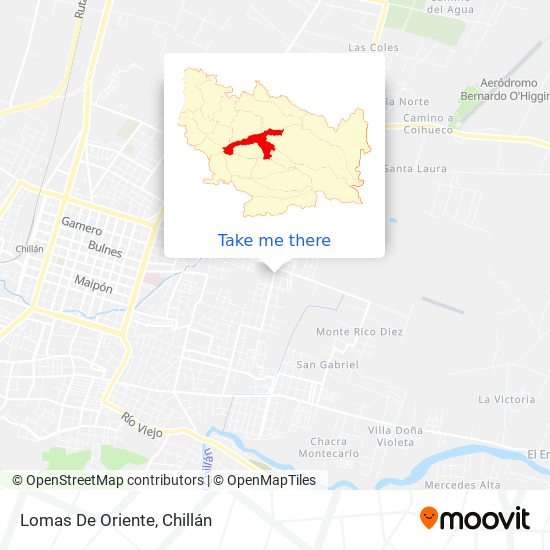 Lomas De Oriente map