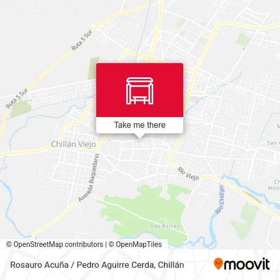 Mapa de Rosauro Acuña / Pedro Aguirre Cerda