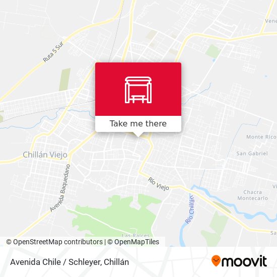 Avenida Chile / Schleyer map