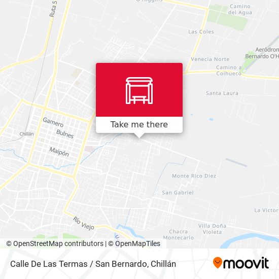 Calle De Las Termas / San Bernardo map