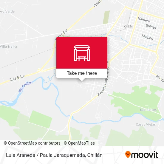 Mapa de Luis Araneda / Paula Jaraquemada