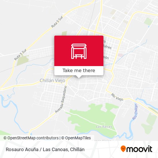 Mapa de Rosauro Acuña / Las Canoas