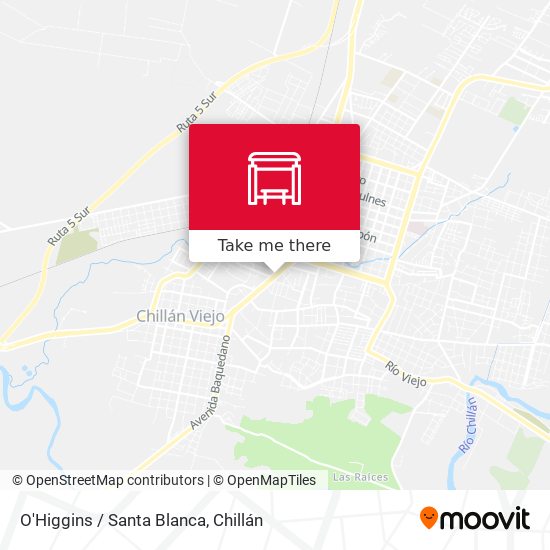 O'Higgins / Santa Blanca map