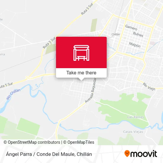 Mapa de Ángel Parra / Conde Del Maule
