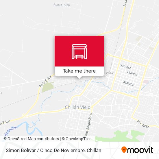 Simon Bolívar / Cinco De Noviembre map