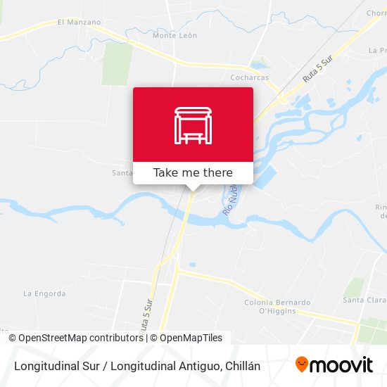 Longitudinal Sur / Longitudinal Antiguo map