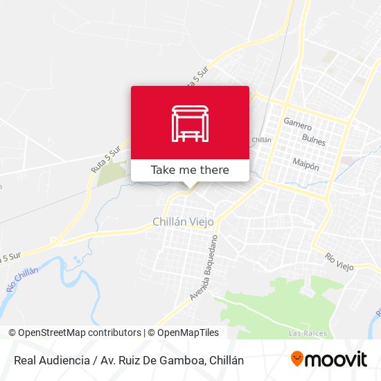 Mapa de Real Audiencia / Av. Ruiz De Gamboa