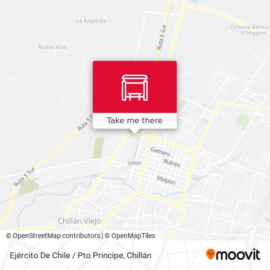 Ejército De Chile / Pto Principe map