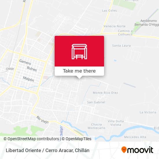 Libertad Oriente / Cerro Aracar map