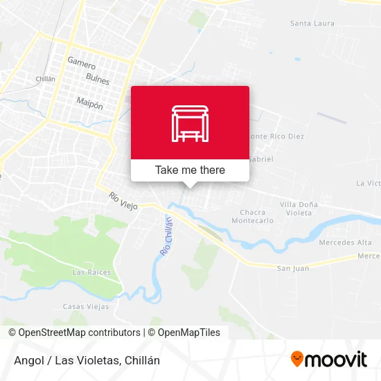 Mapa de Angol / Las Violetas