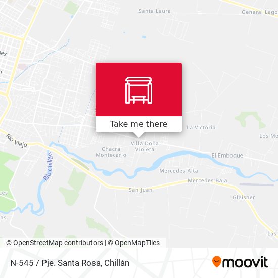 N-545 / Pje. Santa Rosa map
