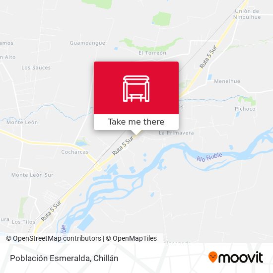 Población Esmeralda map