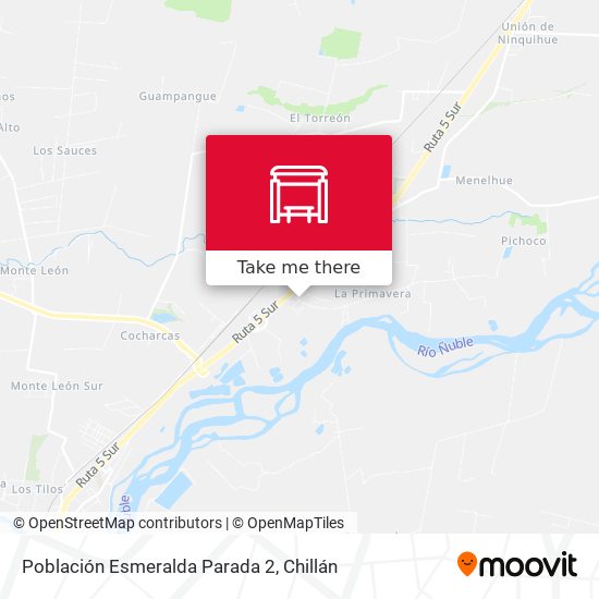 Población Esmeralda Parada 2 map