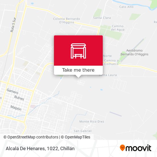 Mapa de Alcalá De Henares, 1022