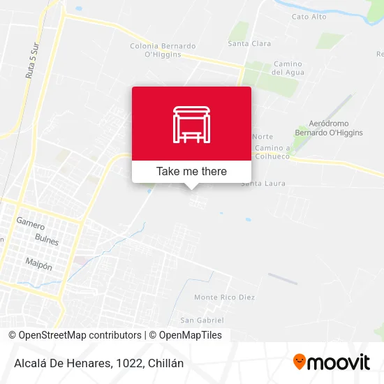 Mapa de Alcalá De Henares, 1022