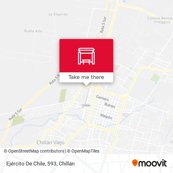 Ejército De Chile, 593 map