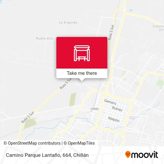 Mapa de Camino Parque Lantaño, 664