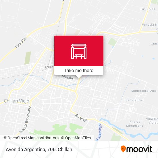 Mapa de Avenida Argentina, 706