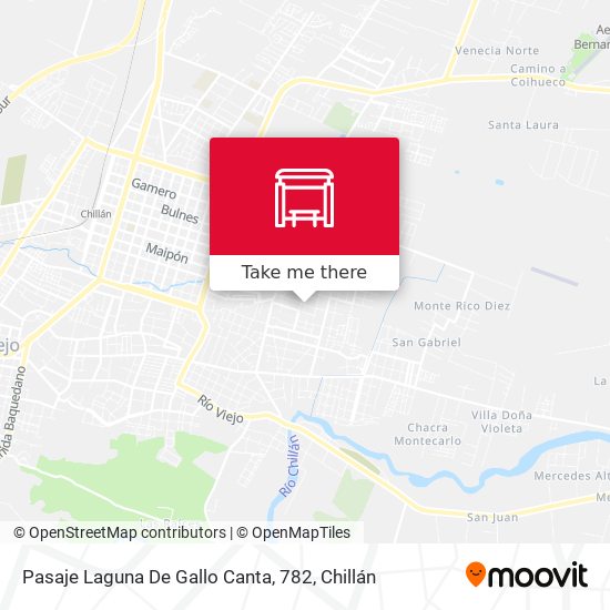 Pasaje Laguna De Gallo Canta, 782 map