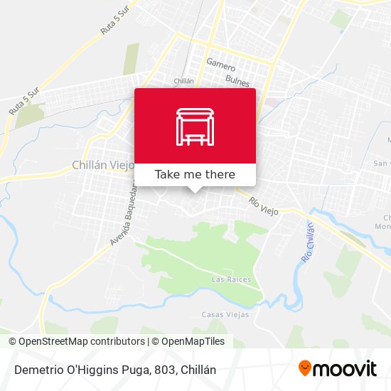 Demetrio O'Higgins Puga, 803 map