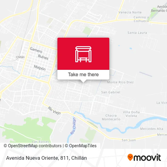 Mapa de Avenida Nueva Oriente, 811