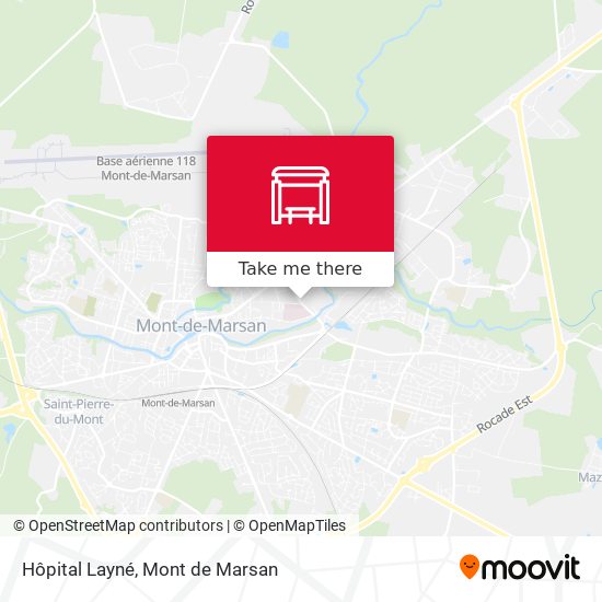 Hôpital Layné map