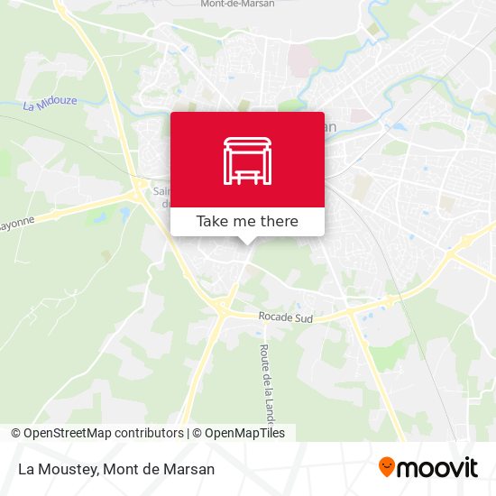 La Moustey map