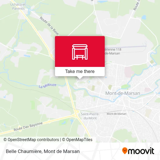 Belle Chaumière map