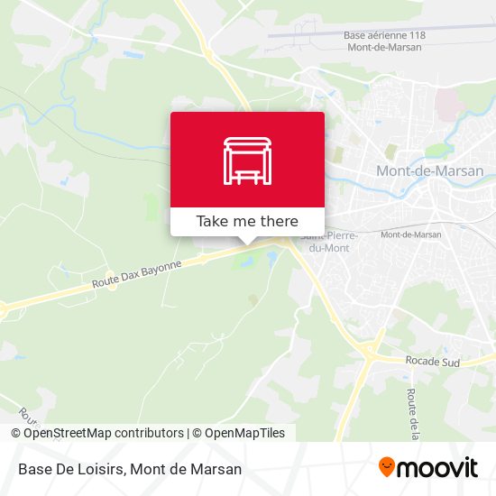 Base De Loisirs map