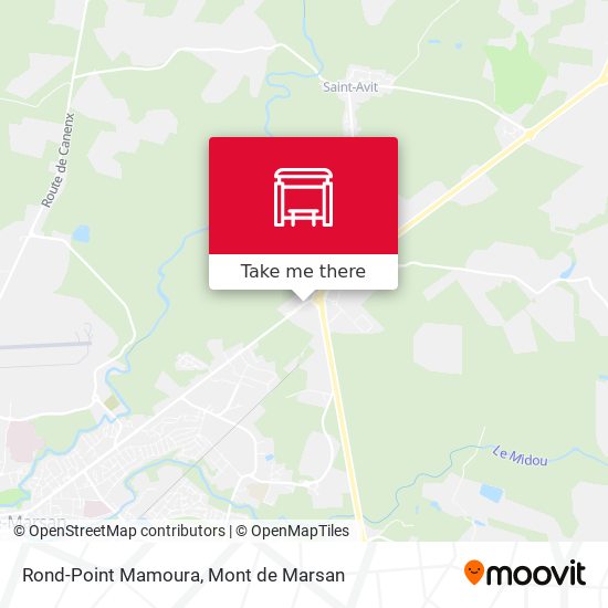 Mapa Rond-Point Mamoura