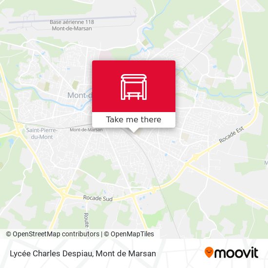 Lycée Charles Despiau map