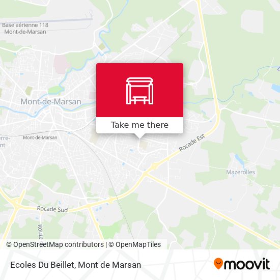 Ecoles Du Beillet map