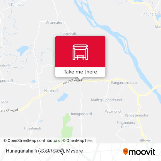 Hunaganahalli (ಹುನಗನಹಳ್ಳಿ) map