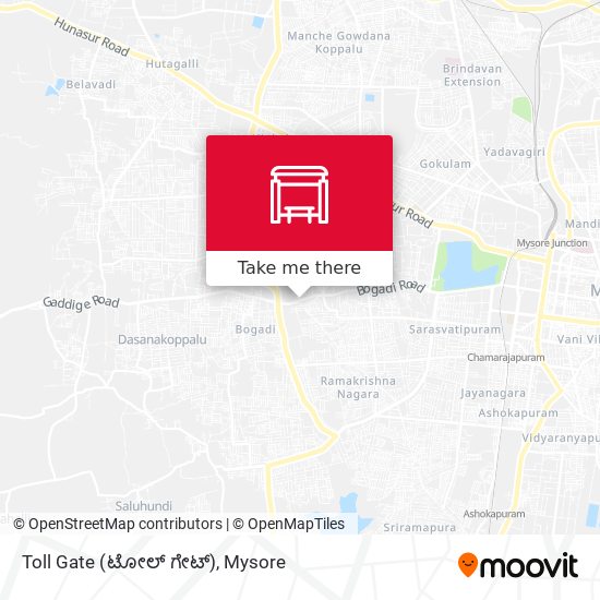 Toll Gate (ಟೋಲ್ ಗೇಟ್) map