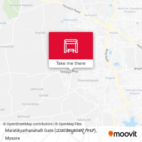 Maratikyathanahalli Gate (ಮಾರತಿಕ್ಯಾತನಹಳ್ಳಿ ಗೇಟ್) map