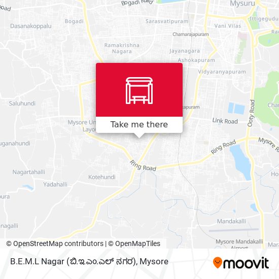 B.E.M.L Nagar (ಬಿ.ಇ.ಎಂ.ಎಲ್ ನಗರ) map