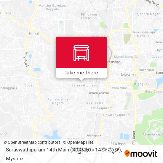 Saraswathipuram 14th Main (ಸರಸ್ವತಿಪುರಂ 14ನೇ ಮೈನ್) map