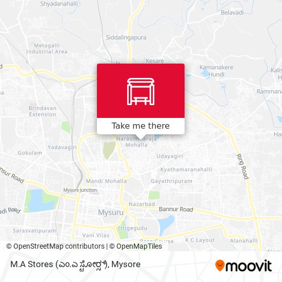 M.A Stores (ಎಂ.ಎ ಸ್ಟೋರ‍್ಸ್) map